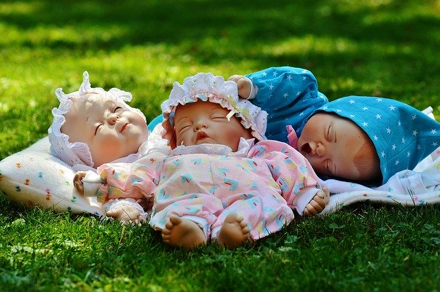 Babydolly - Püppchen rot, klein